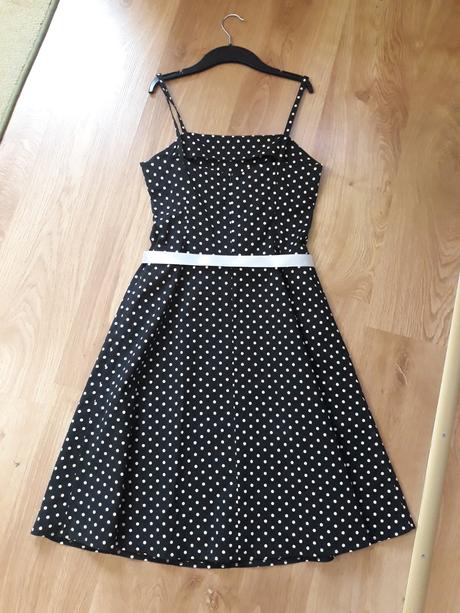 Bodkované šatičky, h&m,40