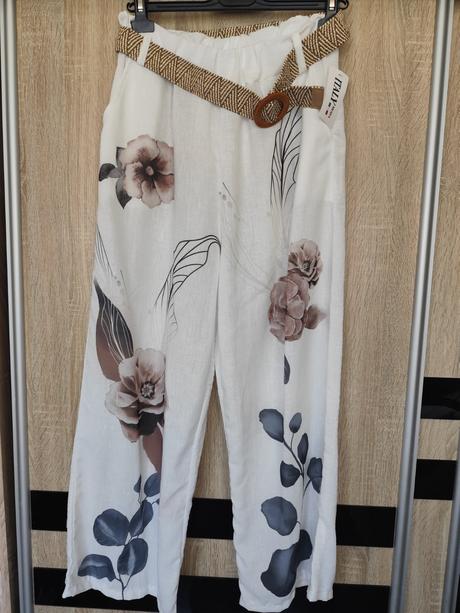Široké letné nohavice, xl