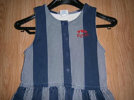 Riflove šaty, šatová sukňa, denim co,128