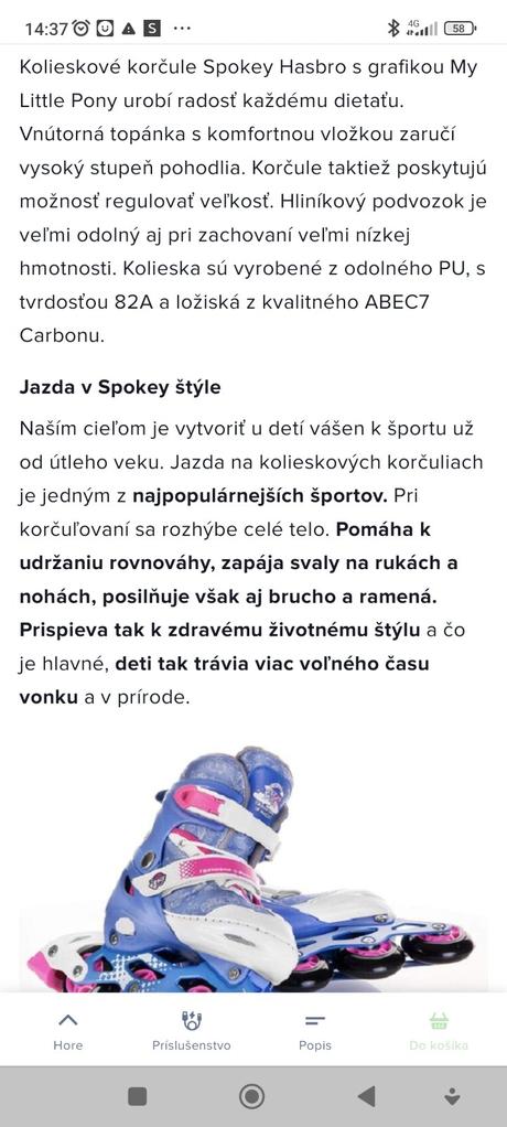 Nastaviteľné kolieskové korčule, 33