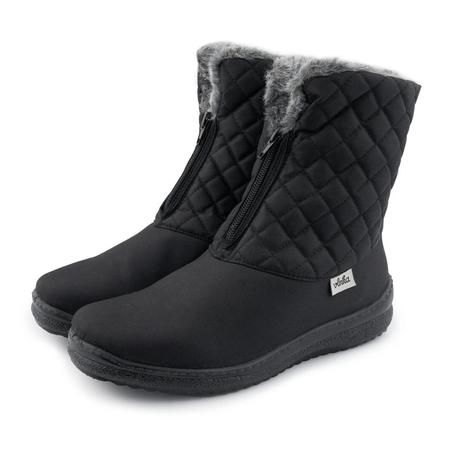 Dámske prešívané snehule na zips, 40