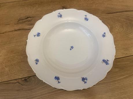 Hlboký tanier s kvetinovým vzorom, 