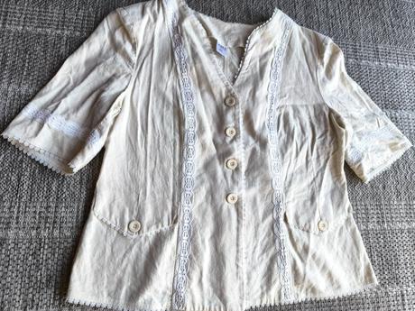 Ľanové letné sako, xxxl