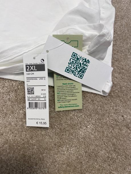 Tielka benetton 2xl, benetton,158