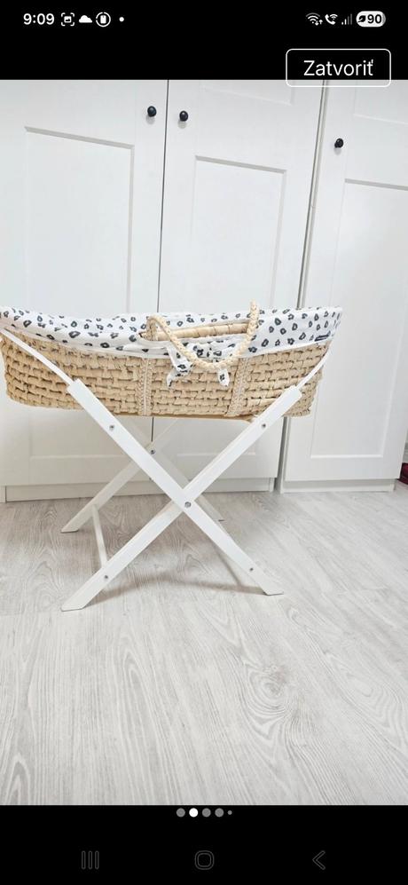 Mojžišov kôš pre novorodenca, šírka (cm): 45,dĺžka (cm): 90