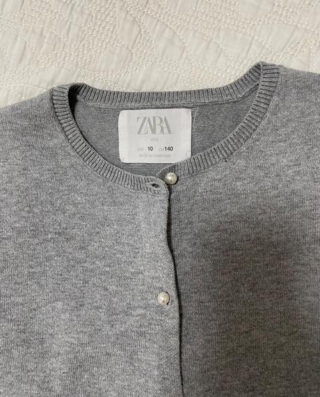 Svetrík šedý zara, zara,140