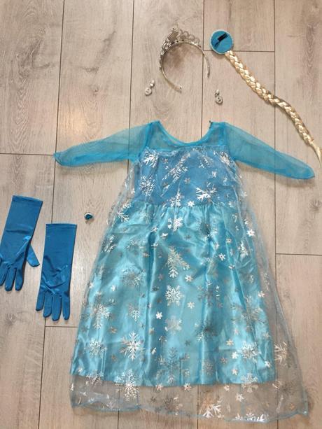 Dievčensky kostym elsa 7-9 rokov, 