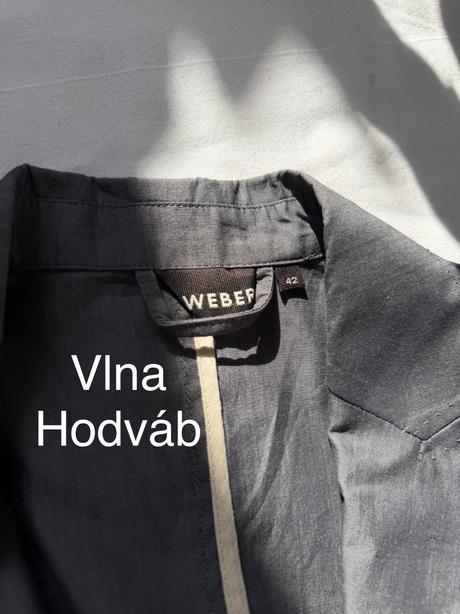 Exkluzívne sako vlna a hodváb, s