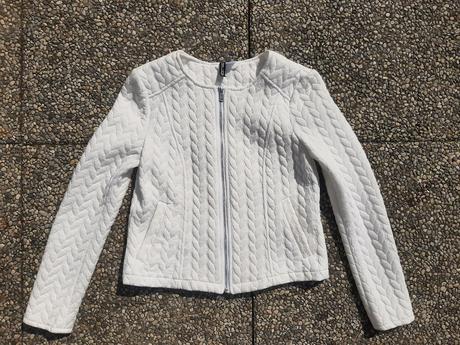Snehovo biela bunda h&m velk. 36., h&m,36