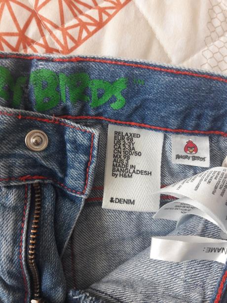 Set angry birds, h&m,98