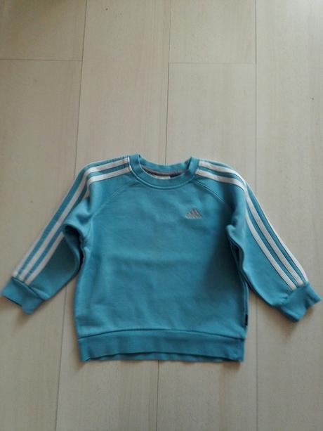 Mikinka bledomodra adidas, vel. 104, adidas,104