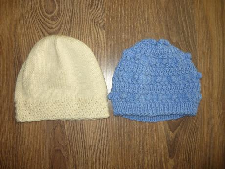 Štrikované teplé čiapky -62/68, 62 / 68