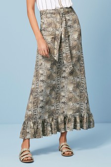 Sukňa s rybím vzorom, next,40 / l