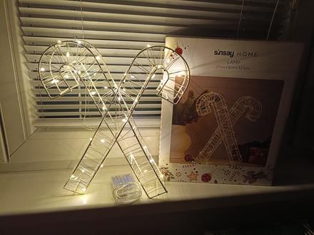 Vianočná svietiaca dekorácia,