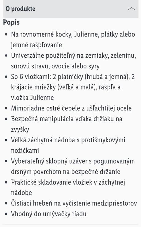 Multifunkčný krájač ako nový, 