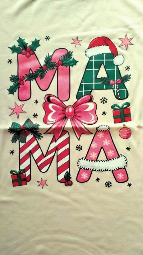 Vianočné tričko "mama", v. xxl/xxxl, xxl