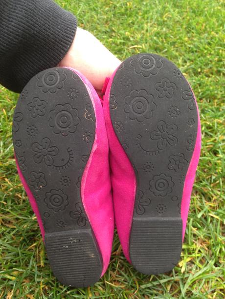 Balerínky s maličkou 1x obute, reserved,23