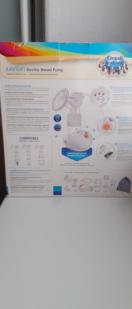 Predám elektrickú odsavačku canpol babies, 
