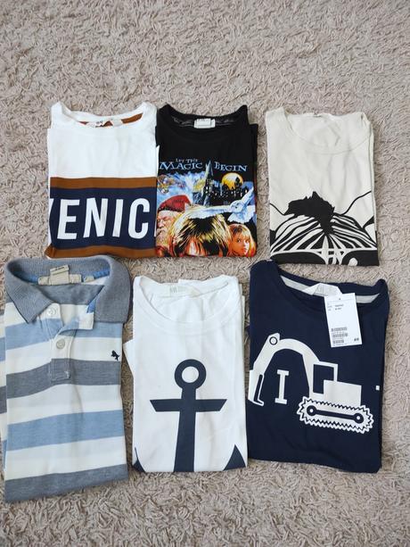 Trička v 134/140, h&m,134