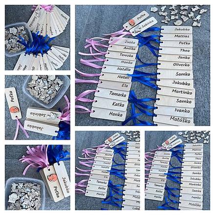 Personalizovane záložky do knižky/ čítanky/ šlabik, 