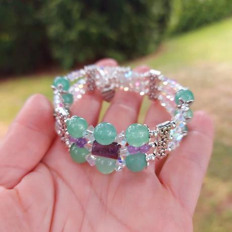 Náramok z minerálov pre znamenia blíženci, panny, 