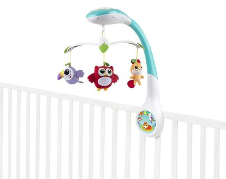 Chicco hudobný kolotoč nad postieľku s projektorom,