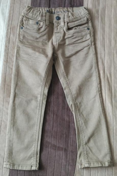 Nohavice dzinsovy vzhlad v. 104 c&a, palomino,104