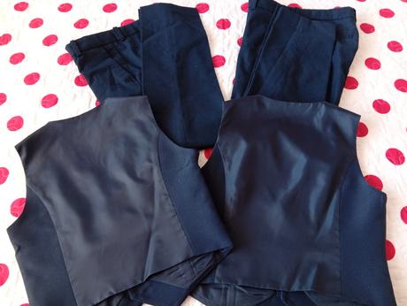 Oblekove nohavice, h&m,146