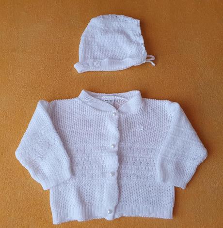 Pletený svetrík s čiapkou č.68, detex,68