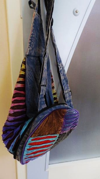 Plátenná hand made torba na plece,