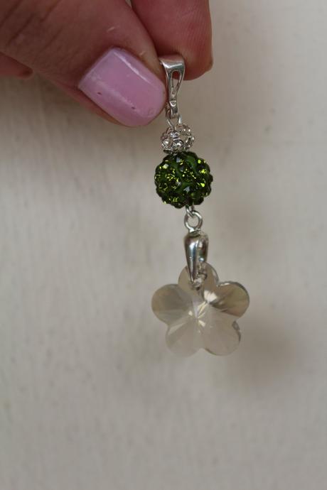 Handmade swarowski prívesok, 