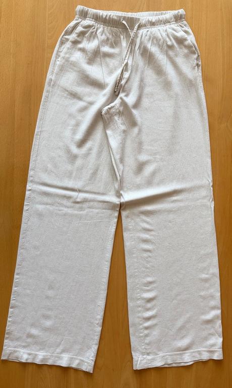 Lanove nohavice bershka s trickom, bershka,xs