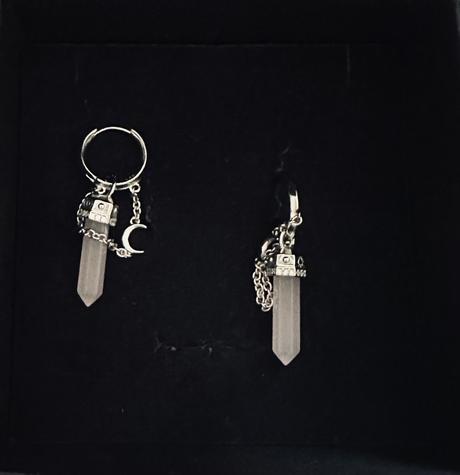 Strieborná sada šperkov hexagon pink ts, 