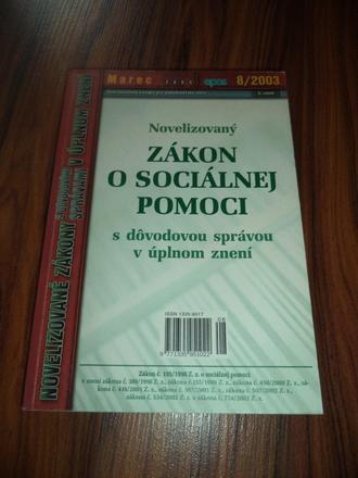 Zákon o socialnej pomoci 8/2003, 