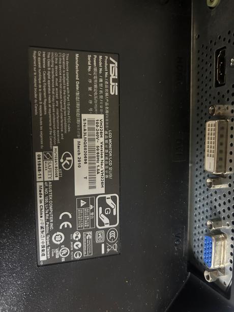 21,5 full hd monitor asus, asus