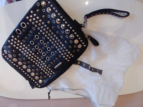 Damska cluth sisley kabelka, cierna, sisley