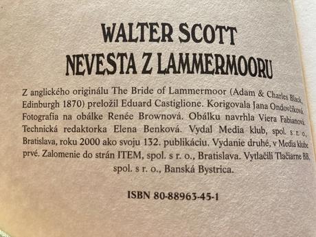 Nevesta z lammermooru - scott walter (2000),