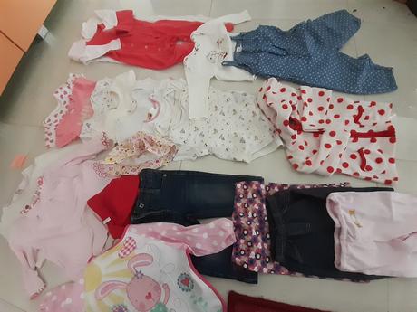 Predam mix oblecenia pre dievcatko 6-9 mesiacov, 68–80