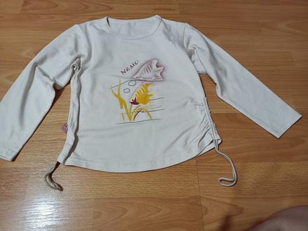 Dievčenské tričko s dlhým rukávom,