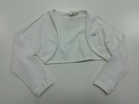 Biely sveter mikina bolerko, ovs,80