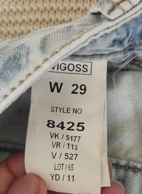 Riflová minisukňa vigoss denim, 28