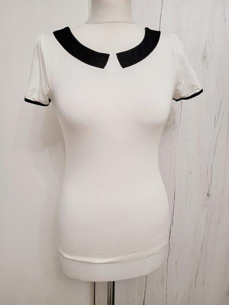 Biele tričko orsay. elastické. veľkosť s., orsay,s