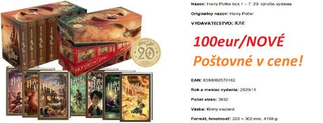 Knihy harry potter box 1-7 (20. výročie), 
