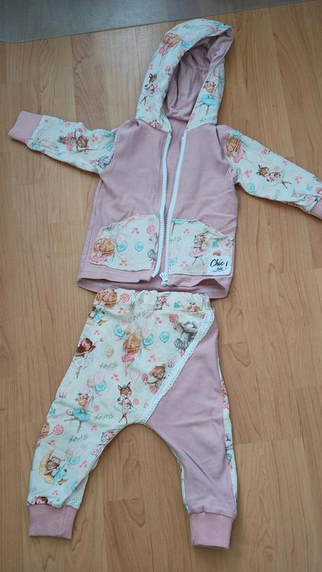 Súprava pre dievčatko hand made, 80