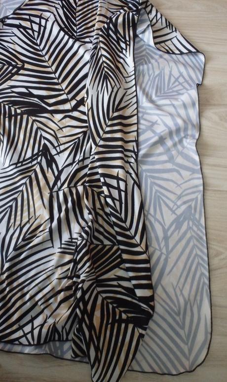 Voľná tunika/blúzka, hnedo/čierno/biela, v.2xl/3xl, xxl