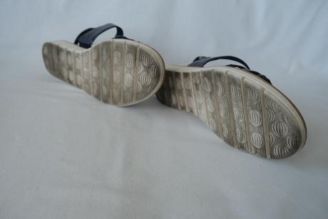 Modré sandále, marco tozzi,40