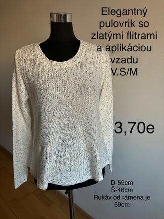 Elegantný puĺover, s