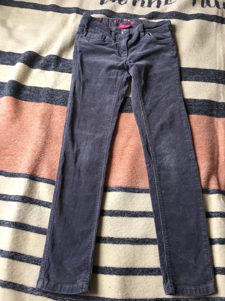 Menčestrové strečove slim nohavice, next,140