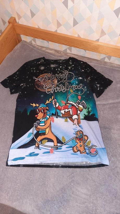 Tričko s vianočným motívom f&f 164, f&f,164