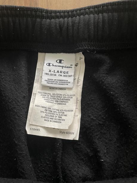 Tepláky, champion,164